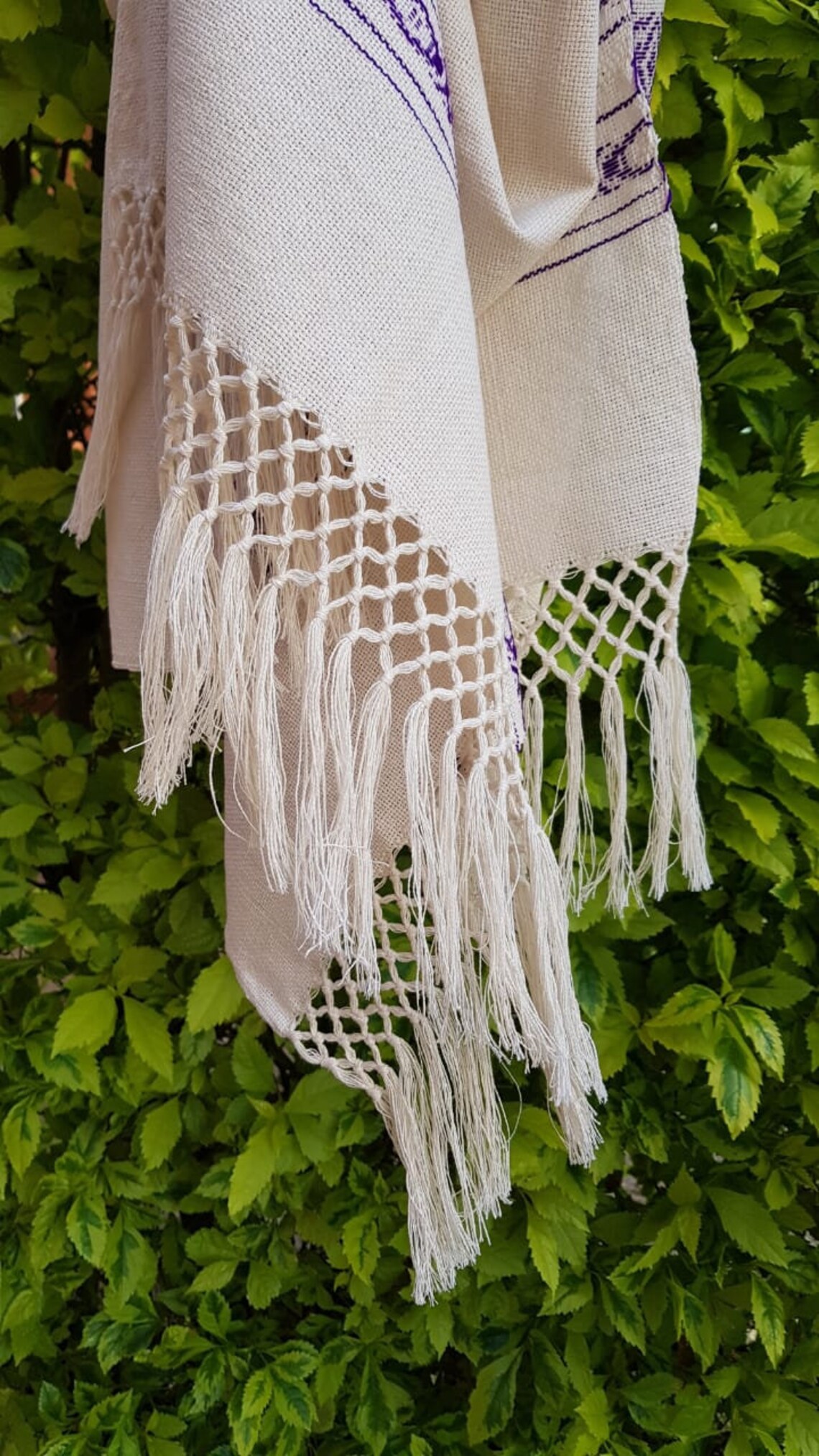 Mexican Embroidered Rebozo Scarf Mexican Manta Rebozo Table Etsy