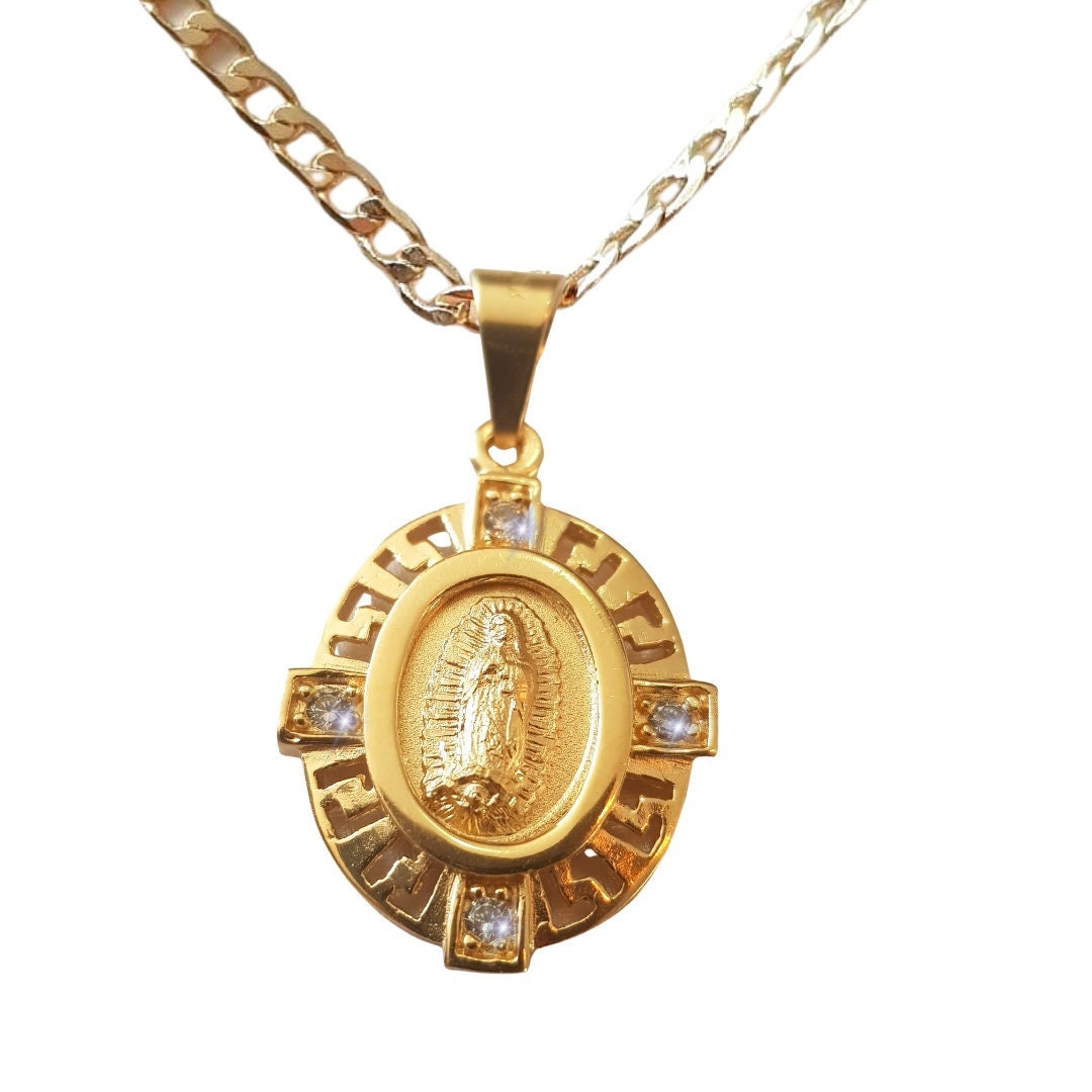 14K Gold Guadalupe Virgin Zirconia Medal, Virgen Guadalupe Zircon Charm, Virgin Mary Necklace Circonia Pendant, Rhinestone Crystal Charm - Etsy UK 14K Gold Guadalupe Virgin Zirconia Medal, Virgen Guadalupe Zircon Charm, Virgin Mary Necklace Circonia Pendant, Rhinestone Crystal Charm - Etsy UK