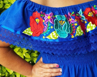 Blusa Artesanal Blusas Mexicanas A Crochet Ropa Blusas Tejidas