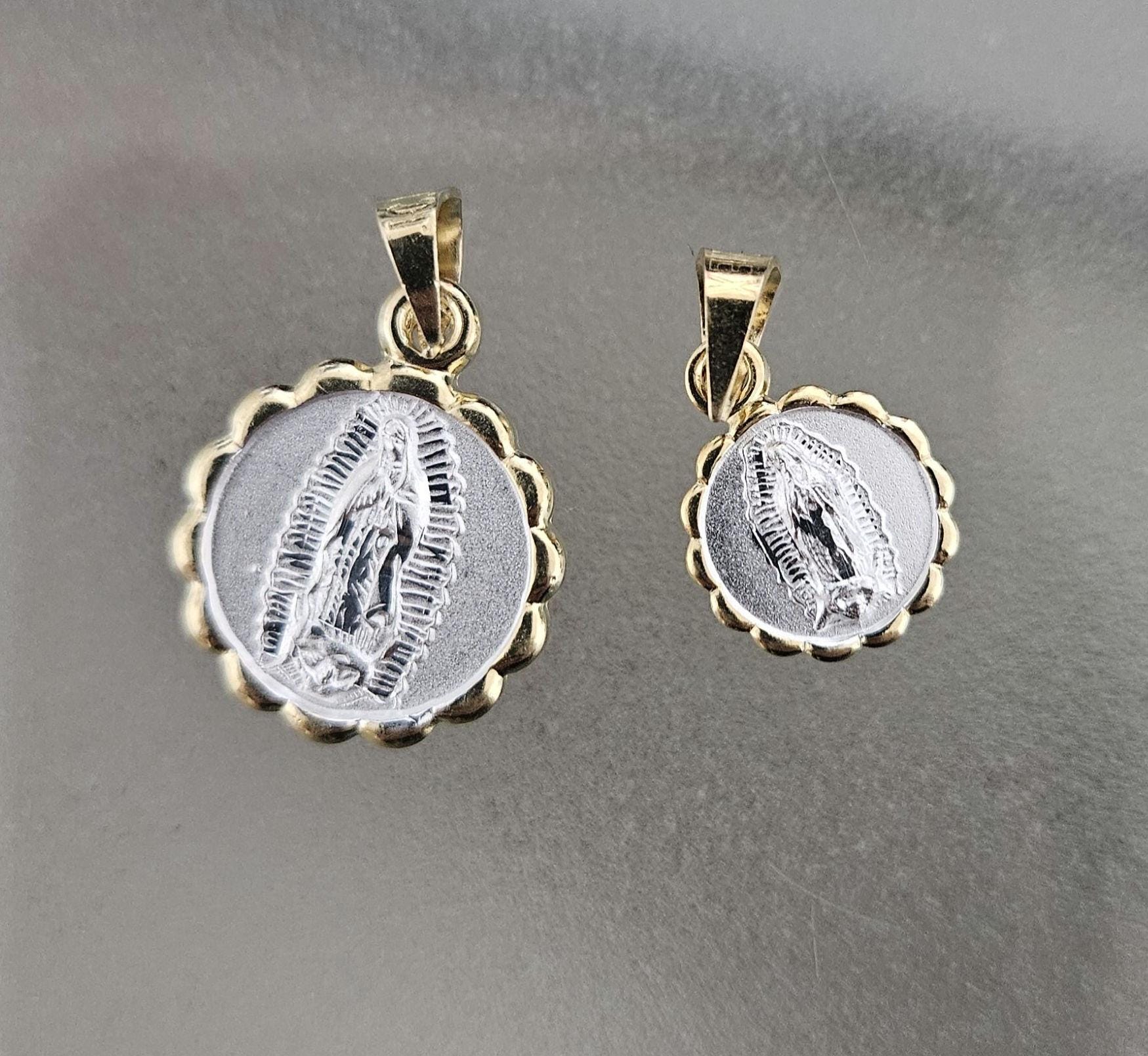 vin Mexico⚪︎Guadalupe silver necklace⚪︎ Amazon.com: Guadalupe virgin silver necklace, Dainty medal