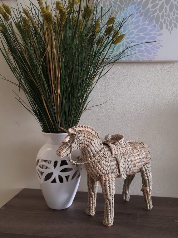 Mexican Straw Woven Bag Horse Wicker Bag Mexico Rattan Bag