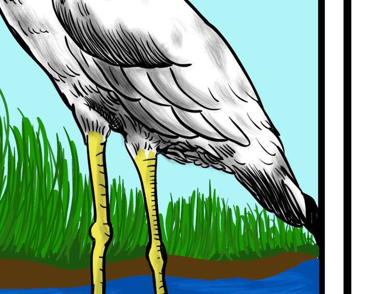 La Garza Mexican Loteria Card Mexican Bingo Heron Card Etsy