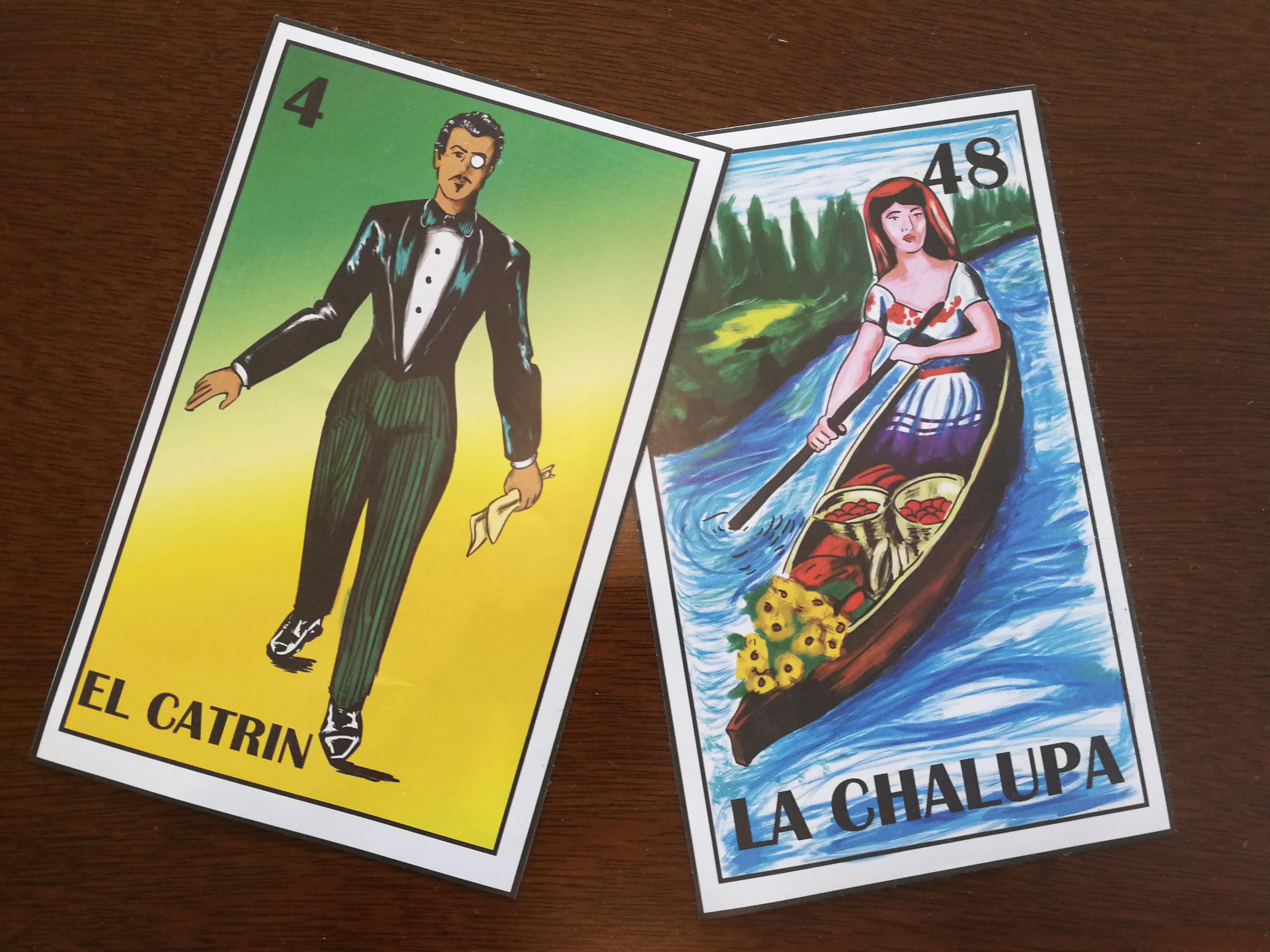8 Mexican Loteria Stickers Medium Loteria Vinyl Sticker - Etsy