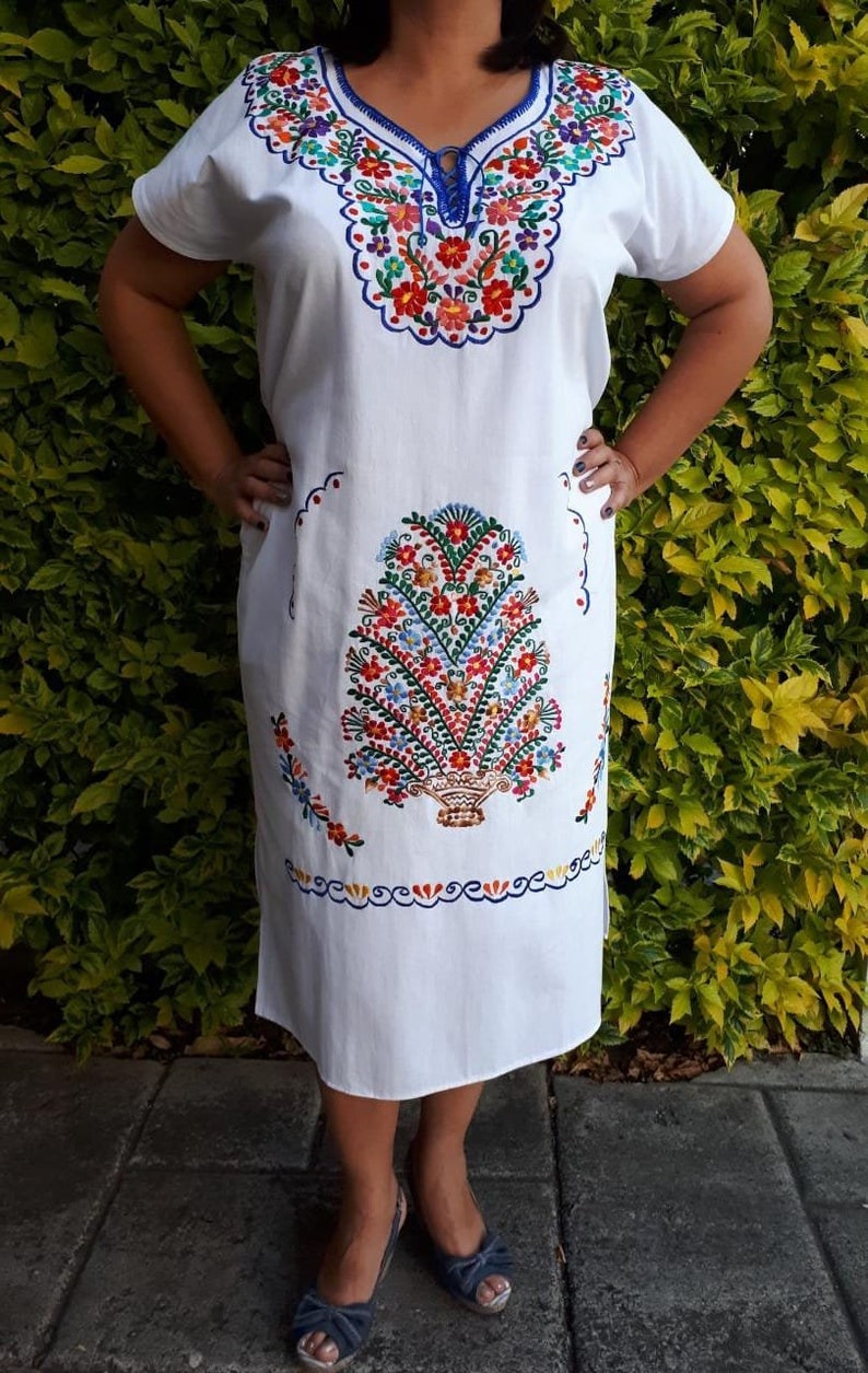 Mexican Embroidered Dress