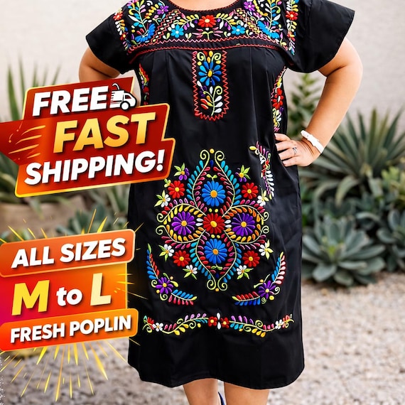 floral embroidered dress plus size Kiyonna Wildflower Mesh cocktail parties Embroidered Black plus size dress