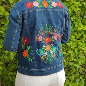 70年代 ヴィンテージ メキシコ製 刺繍 デニムシャツジャケット