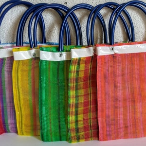 12 Bolsa de mercado mexicana, bolsa mini mercado mexicana, Favor de fiesta Cinco de mayo, Bolsa de regalo Cinco de mayo, favor de boda mexicana, Bolsa de malla mexicana