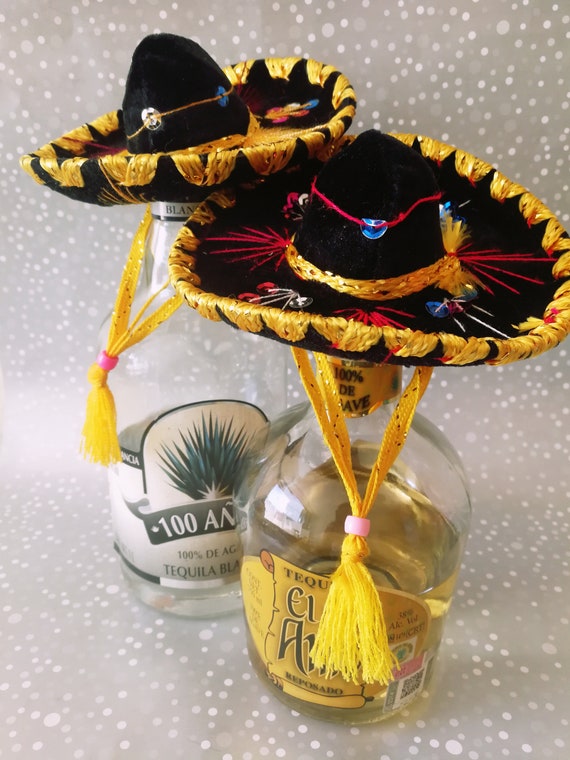 3 sombreri messicani, cappello messicano, cappello Mariachi, arredamento  Fiesta nuziale messicana, shot Margarita Tequila, addio al nubilato  messicano, Cinco de mayo -  Italia