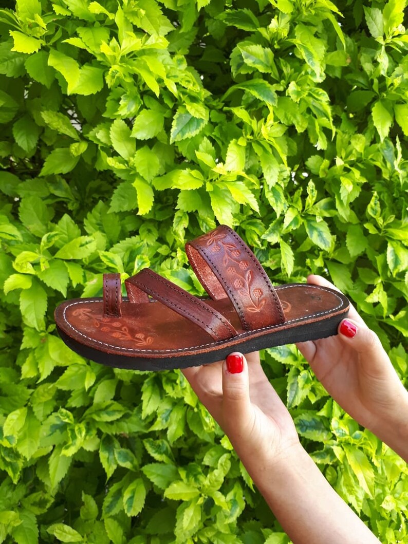 Mexican Brown Sandals Mexican Shoes Huaraches US 6 7 8 9 - Etsy