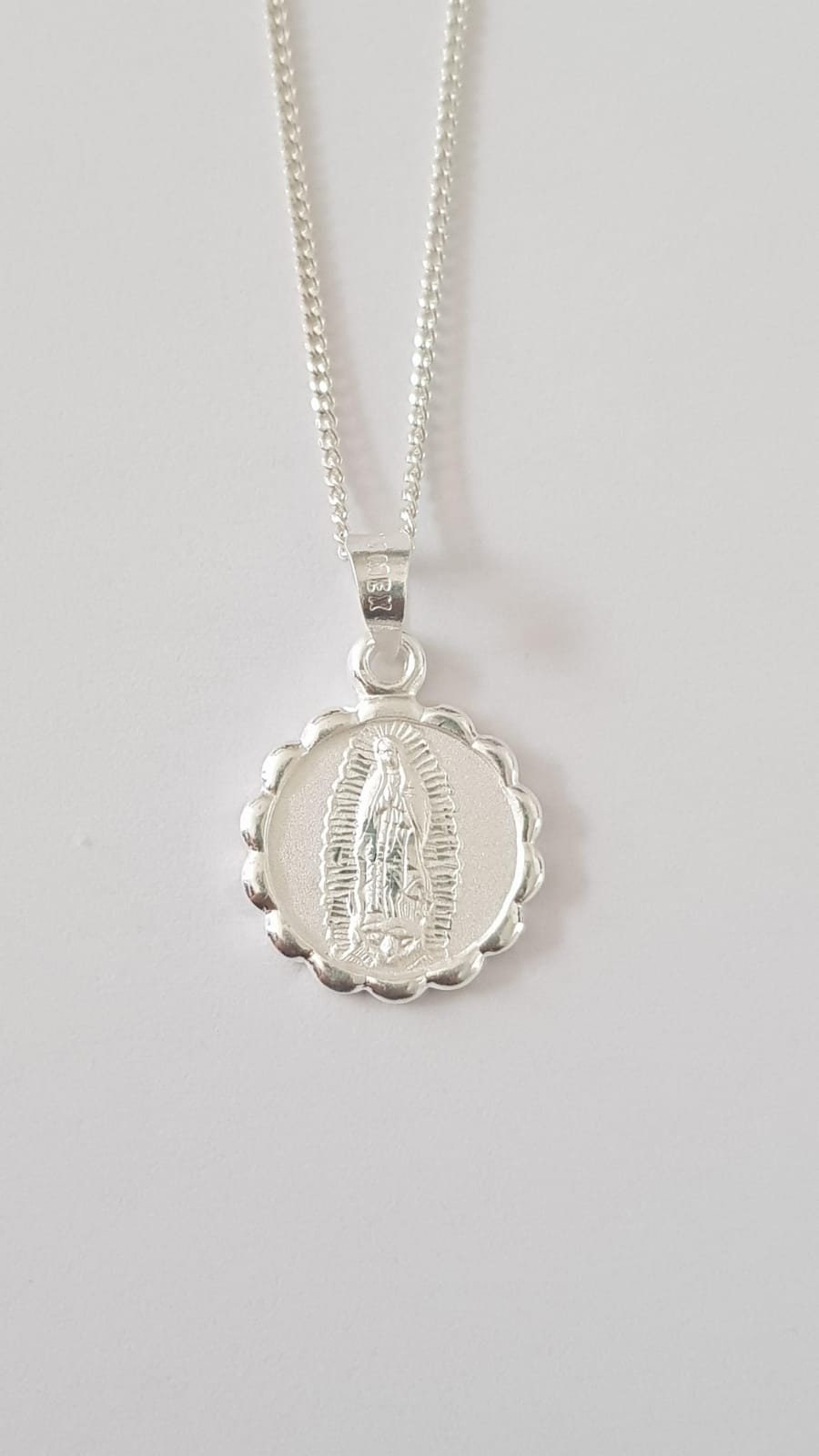 vin Mexico⚪︎Guadalupe silver necklace⚪︎ 41PDXbHrehL.jpg_BO30,255,255,