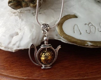 Teapot Necklace - 1920s Art Deco