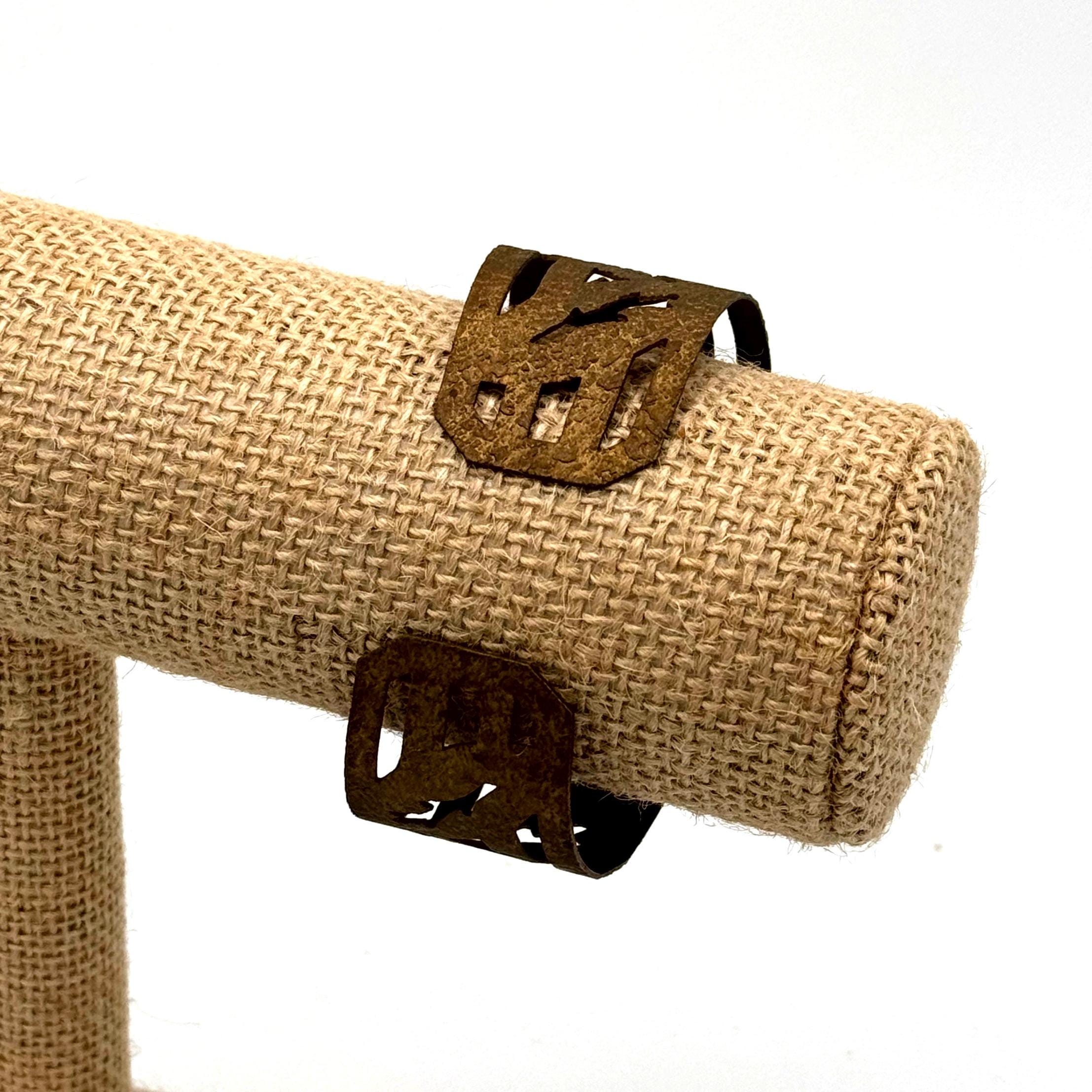 Bracelet Vintage En Laiton Massif - Patine élégante - Occasion Bon état