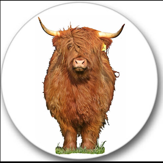 farm sticker vet stickers Highland Cow Sticker Seals No.272 12 round stickers farm sticker vet stickers Highland Cow Sticker Seals No.272 12 round stickers