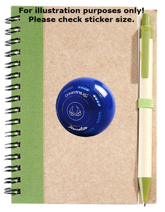 Lawn Bowl Stickers No.1005 green bowling stickers sports Etsy