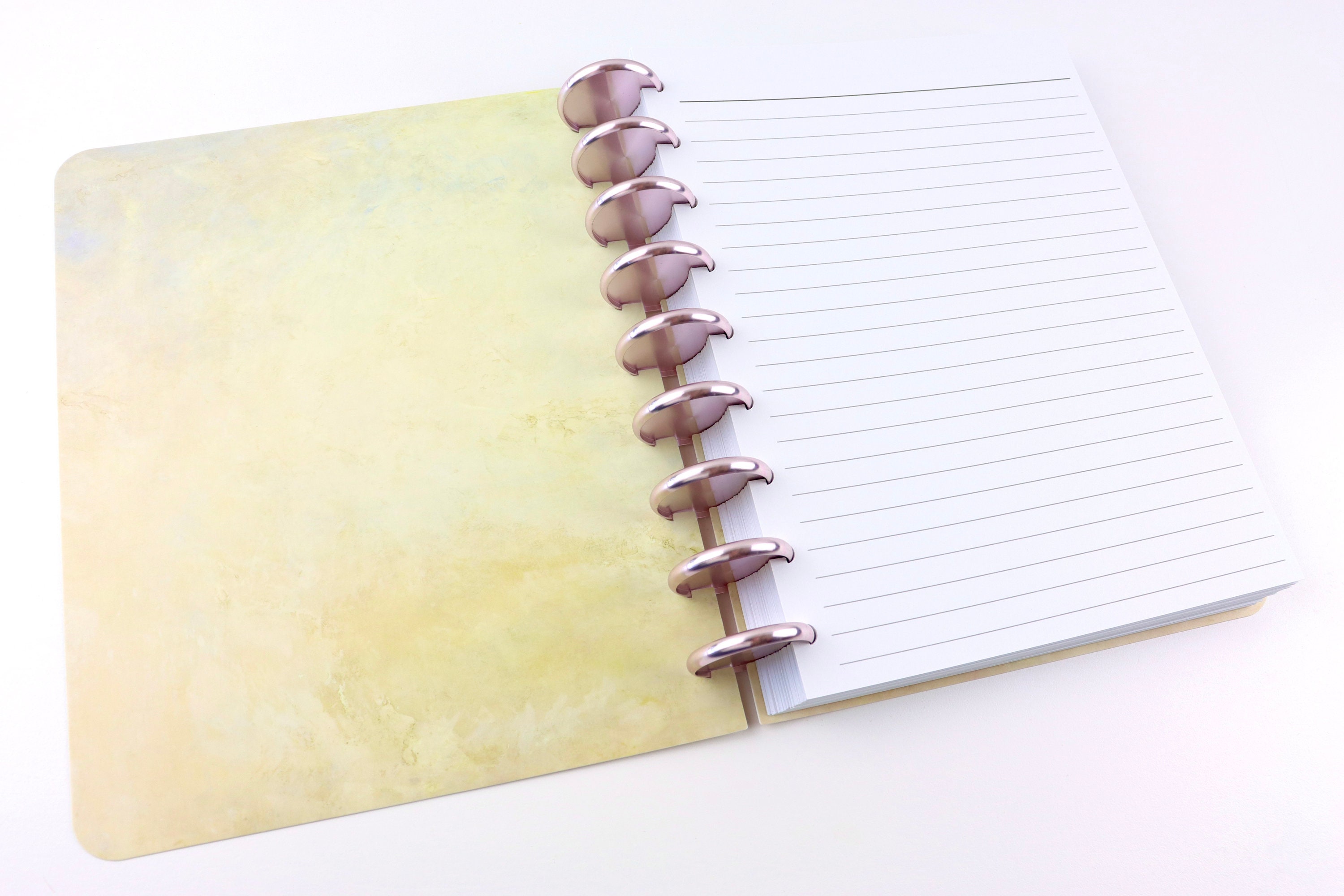 Faith Journal, Deluxe Notebook, Bible Study Gift, Rose Gold Discs ...