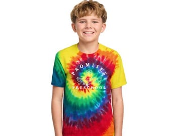 Promises Preschool Short Sleeve Tie Dye T Shirt - Adult & Youth