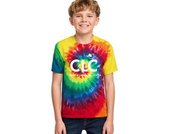 CLC Short Sleeve Tie Dye T Shirt - Adult & Youth