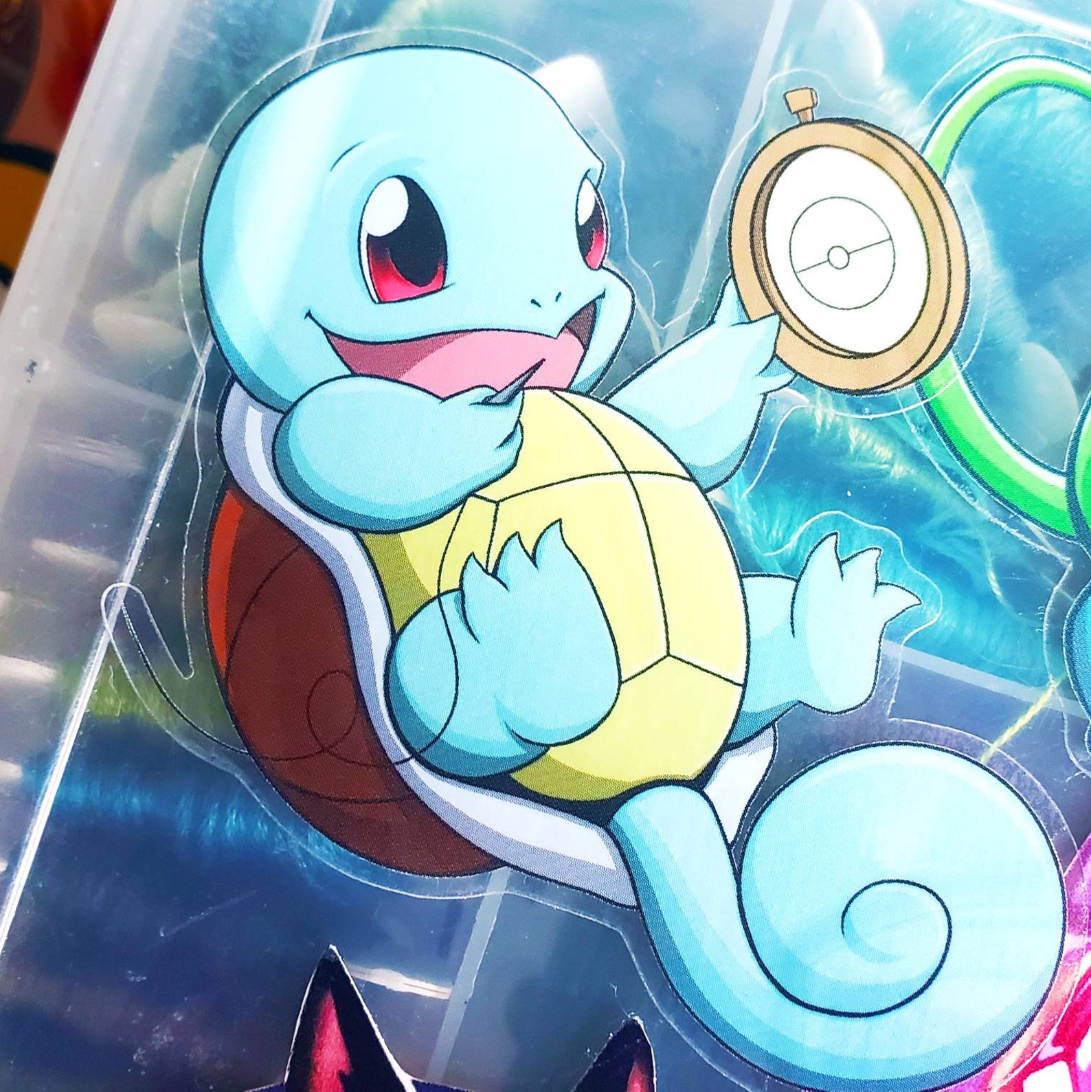Squirtle Embroidery Cross Stitch3 Clear Vinyl Sticker Etsy