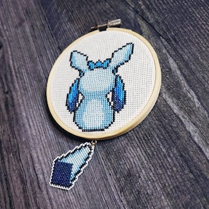 PATTERN: Hanging tail glaceon cross stitch