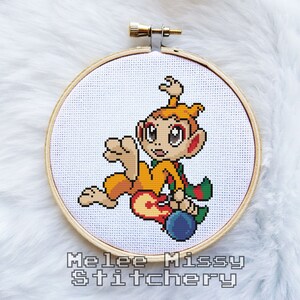 PATTERN: Chimchar Holiday Ornament cross stitch pattern