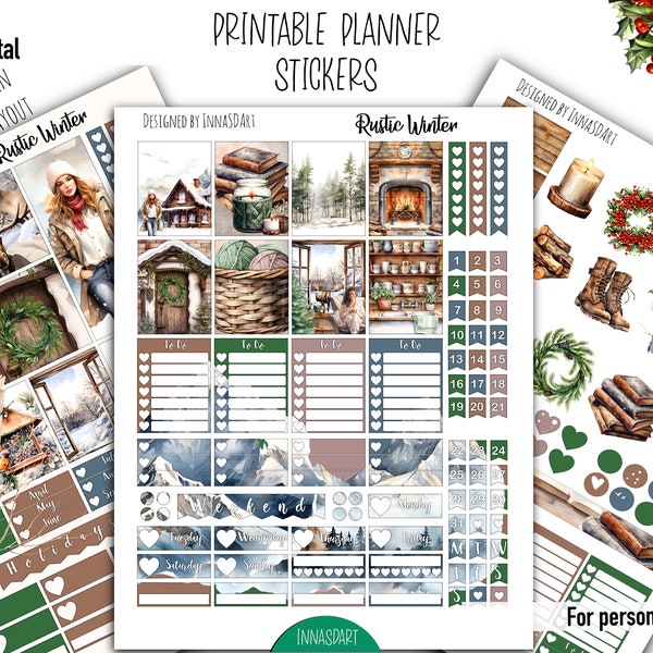 Printable Planner Stickers - Etsy