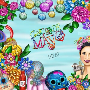 Cinco De Mayo clipart, Mexico clipart, Planner clipart, Travel clipart, Fashion clipart, fashion stickers, travel planner, digital planner
