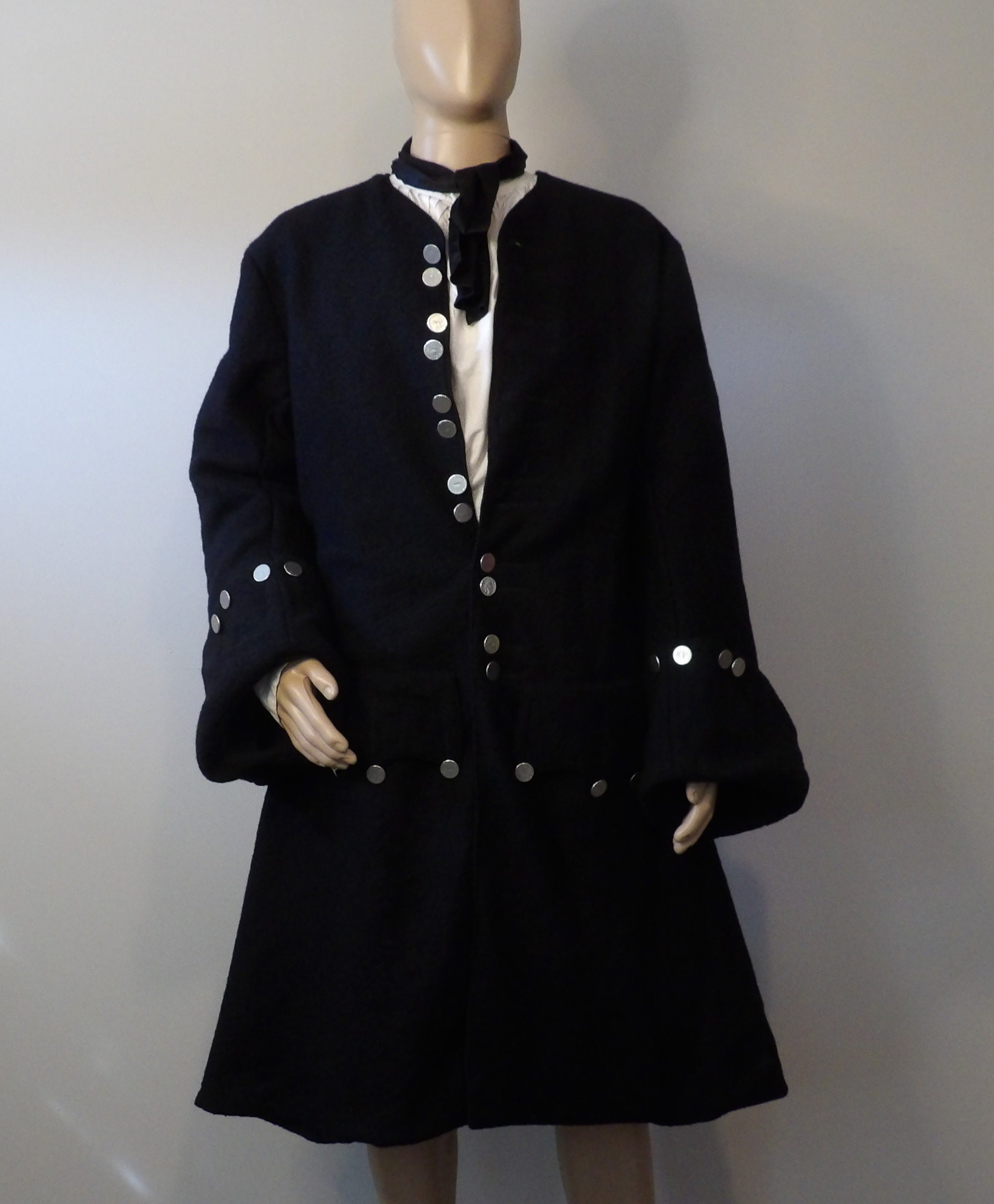Mens Victorian Edwardian Frock Coat Costume 42  Complete Costumes  Costume Hire