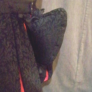 Codpiece, Custom Renaissance, Elizabethan, Adult Men, SCA ECW Velvet Brocade