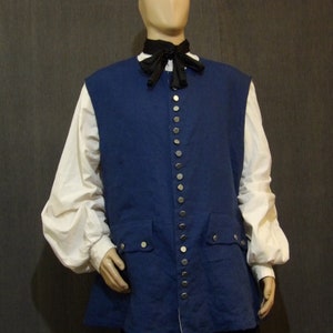 18th Century Waistcoat, Plus-sized, Weskit Custom, Colonial, Patriotic, Pirate Ball, Outlander