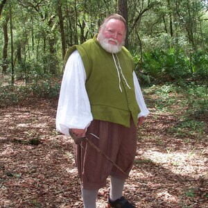 Trunkhose, rijbroek grote maten, renaissance, elizabethaans, custom SCA, ECW, ronde zoom Wool