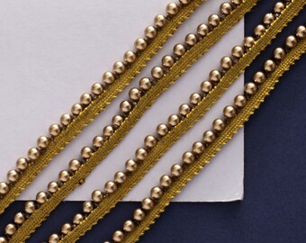 Piping Cord on Tape ANTIQUE GOLD