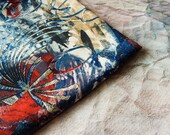 1 yard of Crepe Fabric, Indian Polyester Fabric, Abstract Print Fabric, Printed Crepe Fabric
