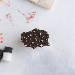 Stempel Sternenhimmel, Holzblock Stempel, Stempel himmlisch, Block Druck Stempel, Keramik Stempel, Stoff Stempel, Verpackungs Stempel, Ton Stempel, DIY