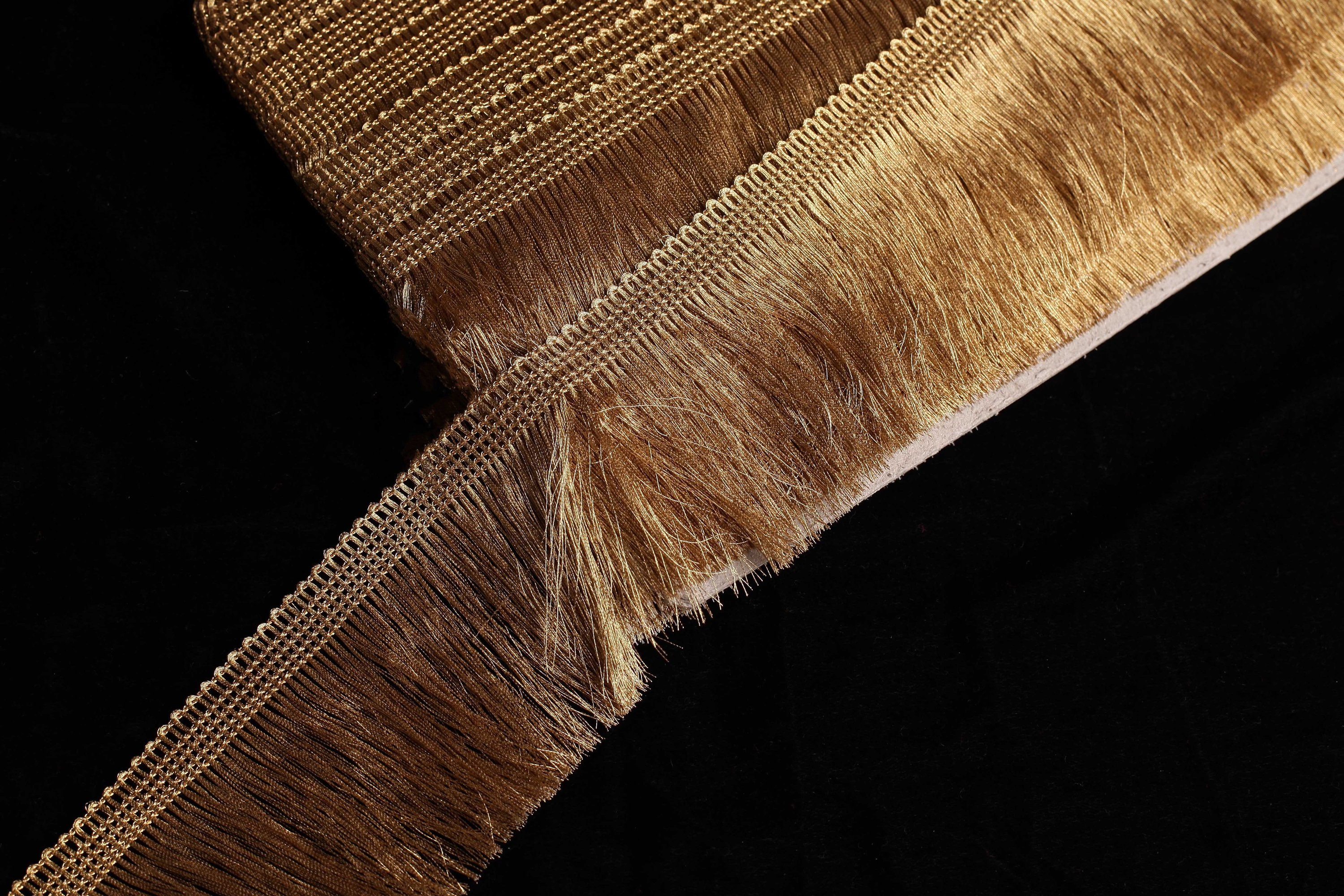 9 Yards 3'' Gold Fringe Trim Tassel Trim Eyelash Etsy