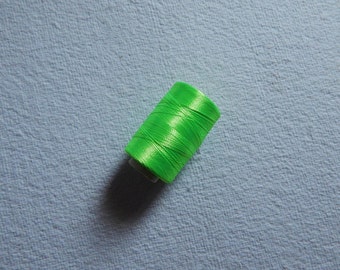 Neon Green Art Silk Embroidery Thread Spool, 300 Yards