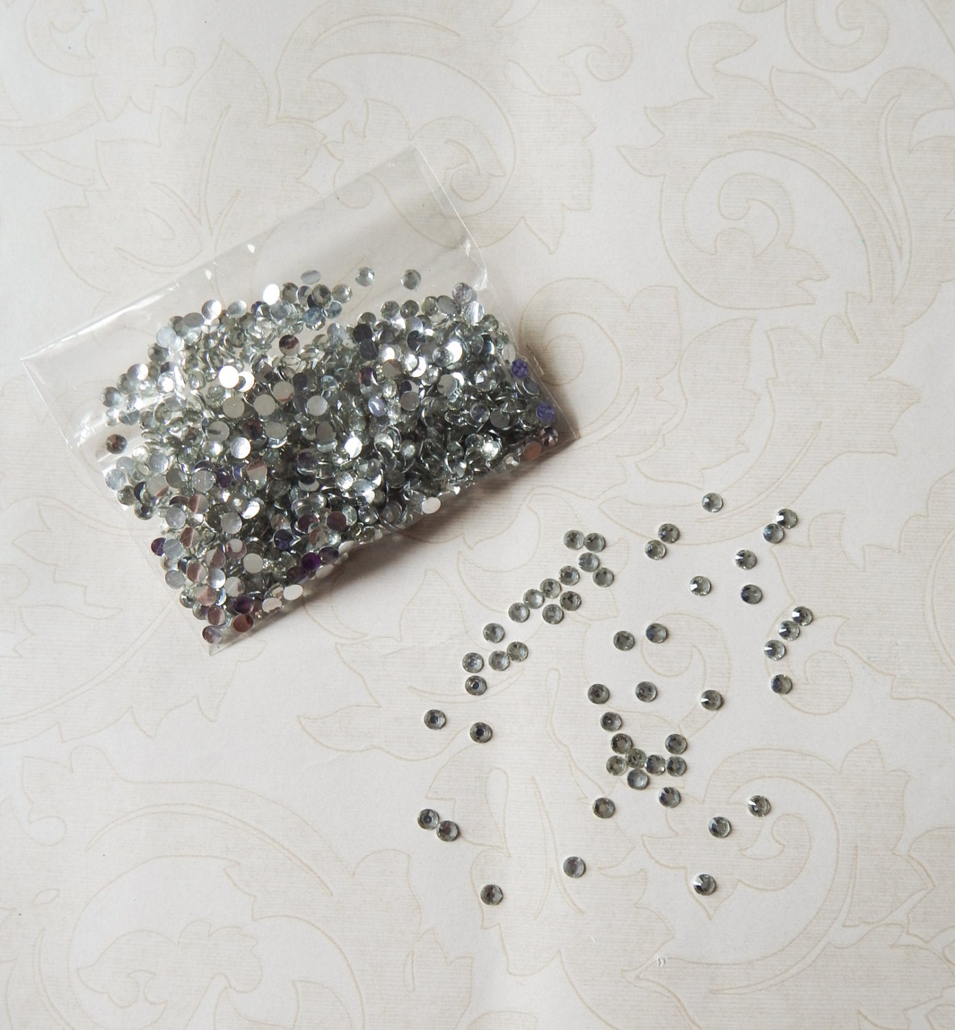 Loose Rhinestones 5mm Rhinestones Clear Crystals Bridal Etsy