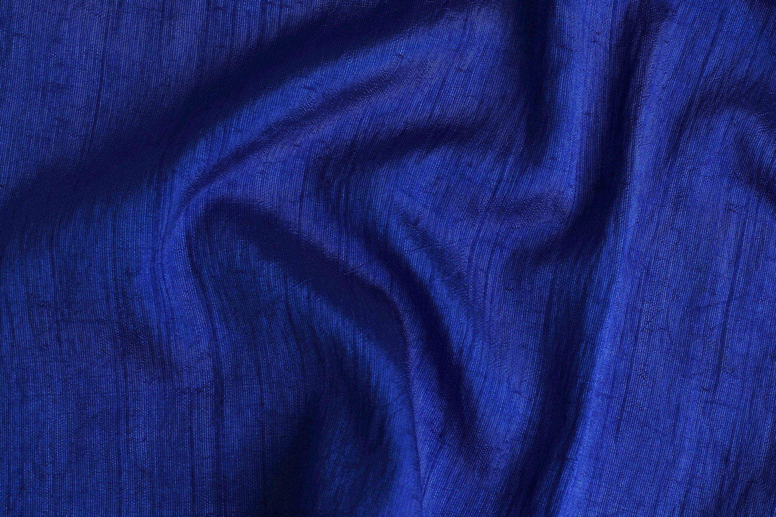 Midnight Blue Silk Fabric Dupioni Silk Fabric Blend / Pure Etsy
