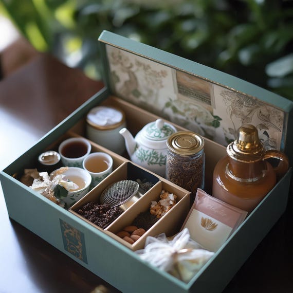 Tea Lover Gift Hamper- Premium Relaxation Gift Box, Corporate Gifting, Self-Care Hamper, Employee Appreciation, Holiday Gift, Thank You Gift