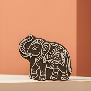 Timbro elefante, timbro blocco di legno, stampa blocco fai da te, timbro tessile, timbro ceramica, timbro sapone, stampa blocco tessuto, stampa blocco di legno