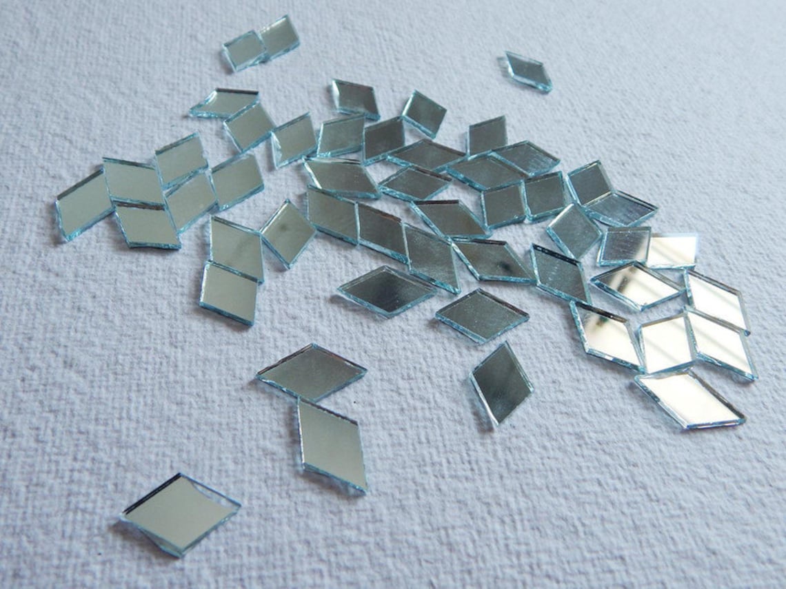 Craft Mirrors Mirror Embellishments Glass Mirrors Diamond Etsy