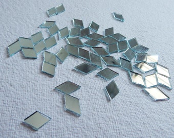 Craft Mirrors, Mirror Embellishments, Glass Mirrors, Diamond Shaped Mirrors