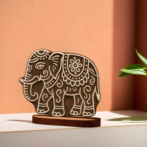 Timbro elefante, timbro blocco di legno, stampa blocco fai da te, timbro tessile, timbro ceramica, timbro sapone, stampa blocco tessuto, stampa blocco di legno