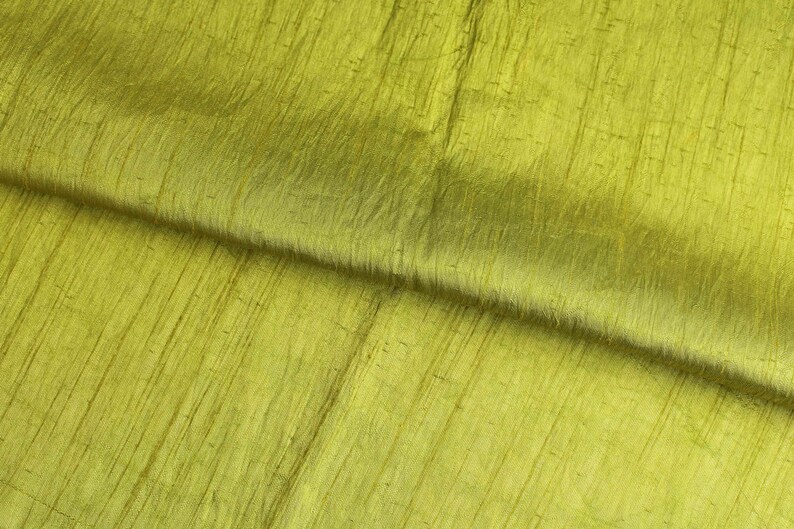 Lawn Green Silk Fabric Dupioni Silk Fabric Blend / Pure Silk Etsy