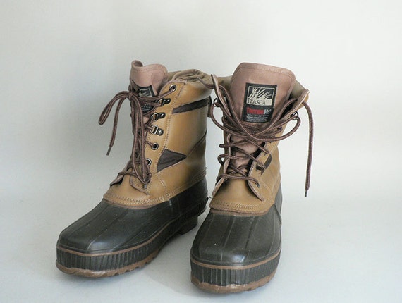 Mens Size 8 Winter Duck Boots - image 2