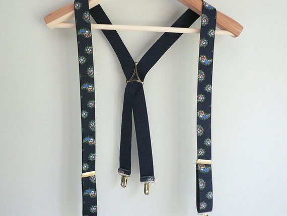 Mens Christmas Santa Suspenders - image 1