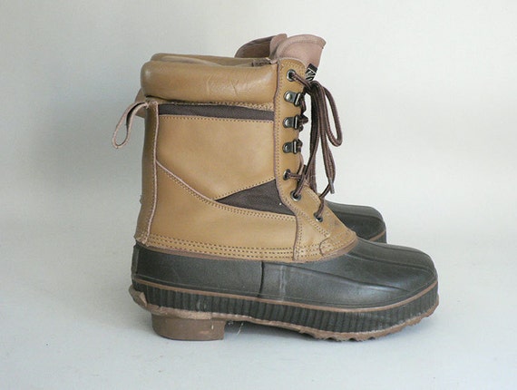 Mens Size 8 Winter Duck Boots - image 3