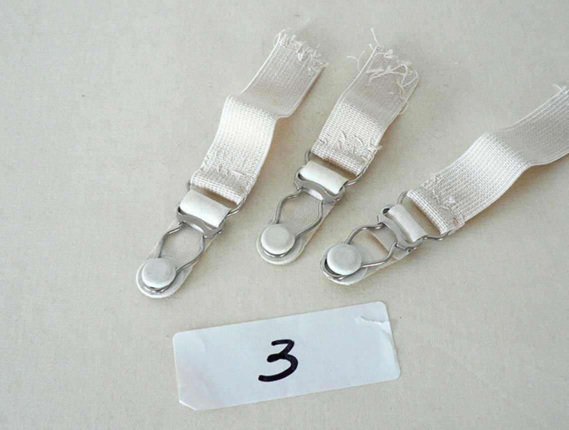 Vintage Lingerie Garter Clips Etsy