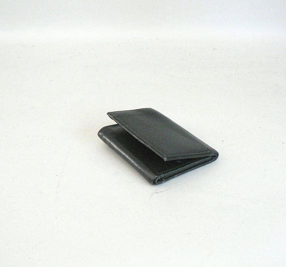 Mens Black Leather Vintage Wallet - image 2