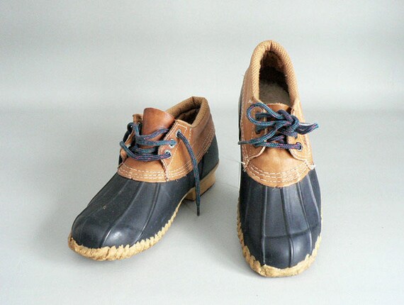 low duck boots
