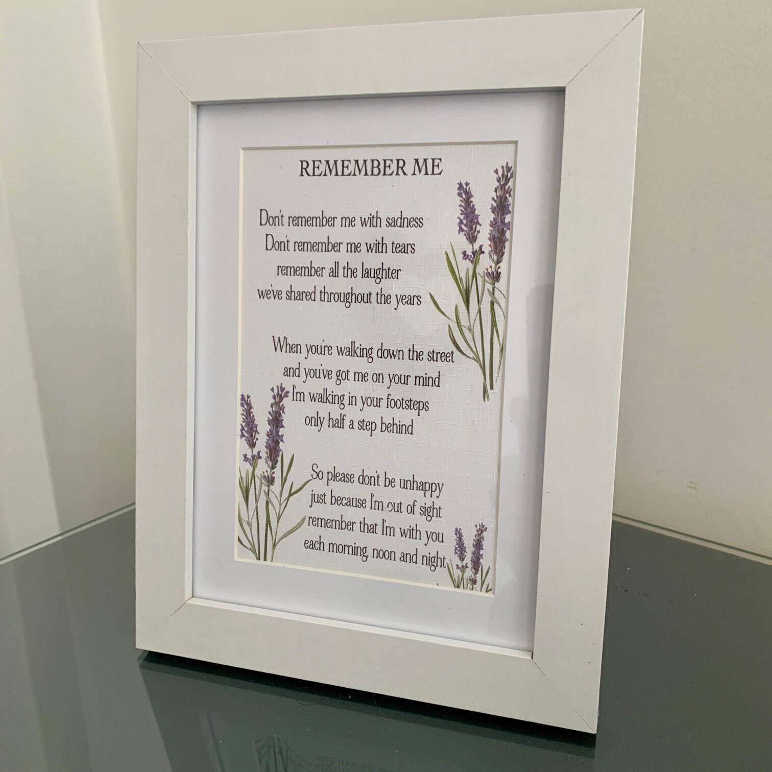 Thoughts Of You Gästebuch Für Beerdigung & Kondolenz – Lavendel-Design, In Liebevoller Erinnerung